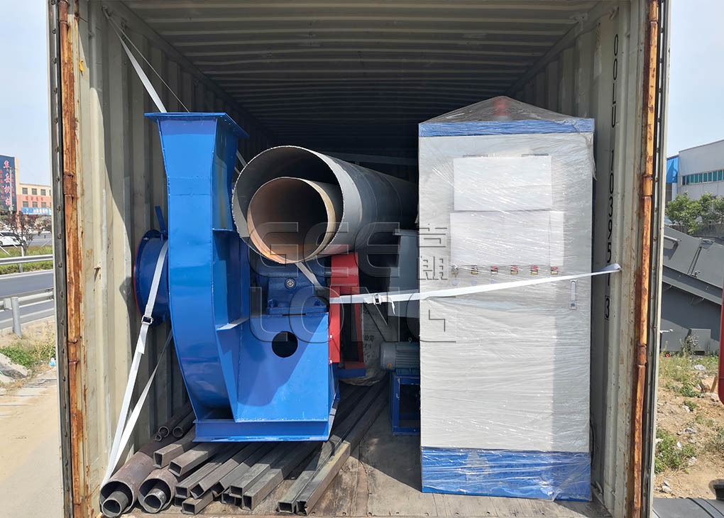 2000000kcal plywood thermal oil boiler is exported