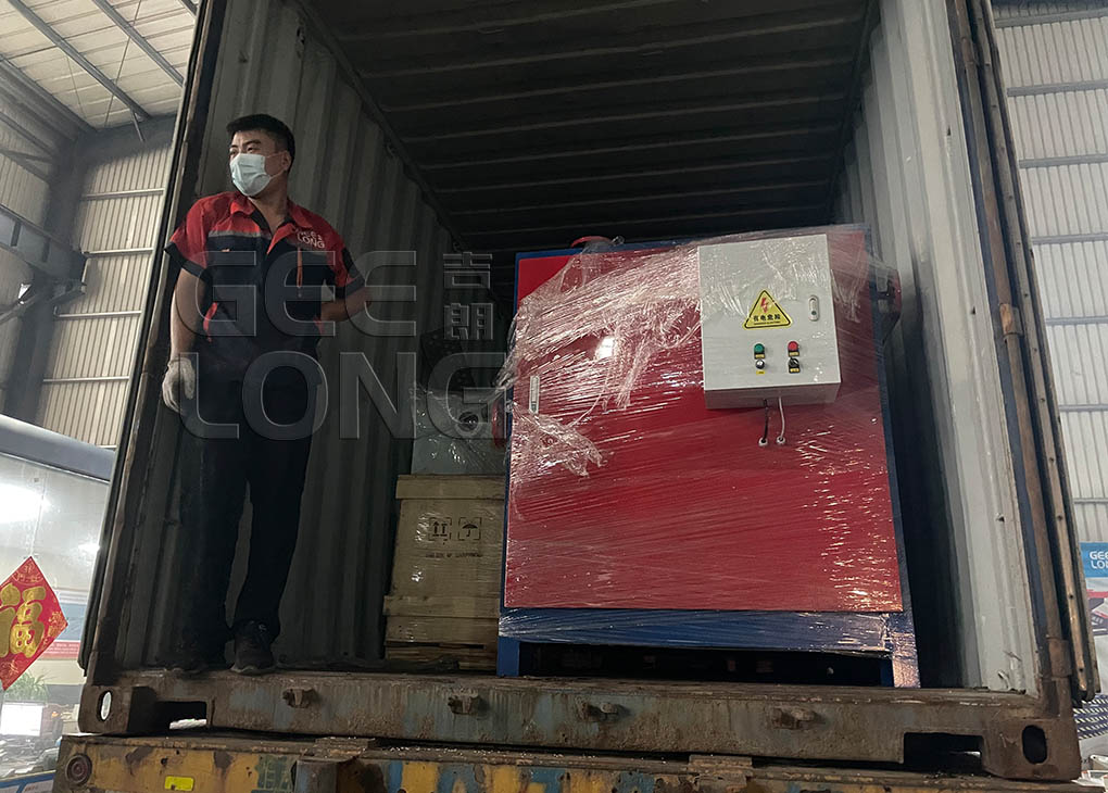 China glue spreader, board lifter machine, veneer jointer, veneer edge grinder machine exported to client in Vietnam