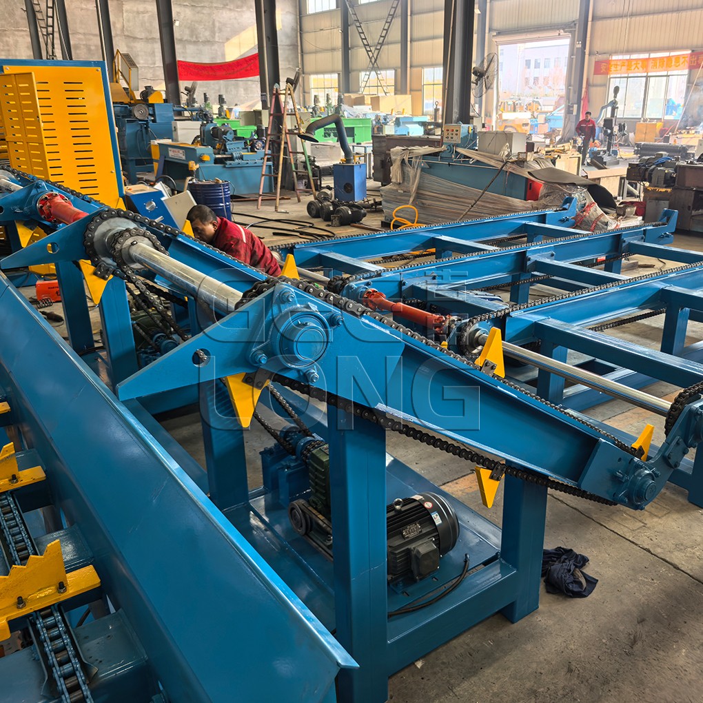 Log saw cutting line
