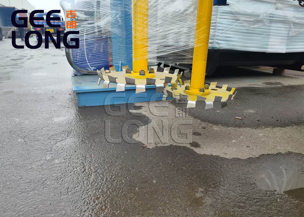 China GEELONG double mixing hydraulic glue mixer