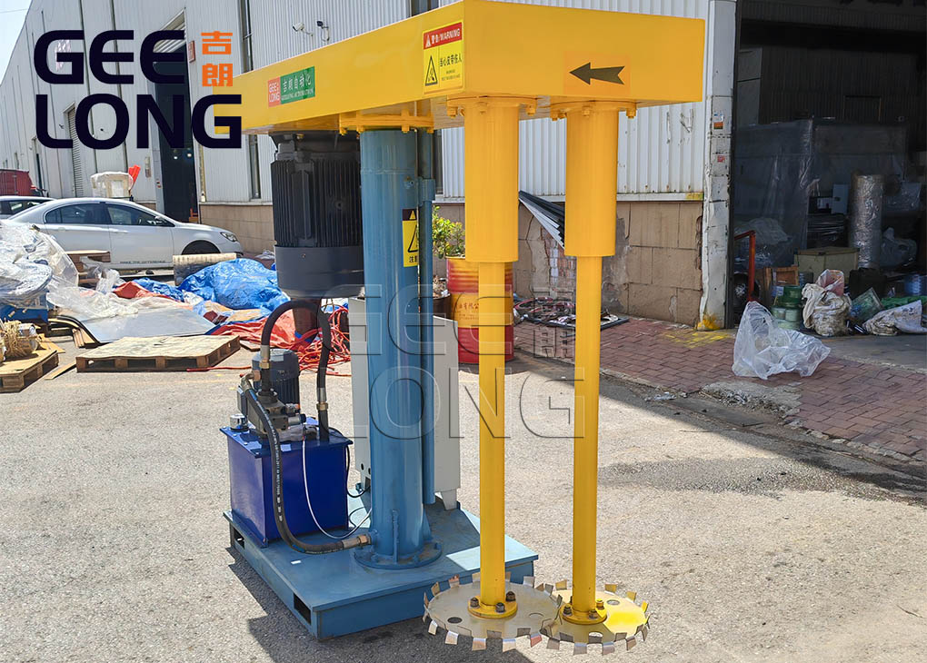 China GEELONG double mixing hydraulic glue mixer