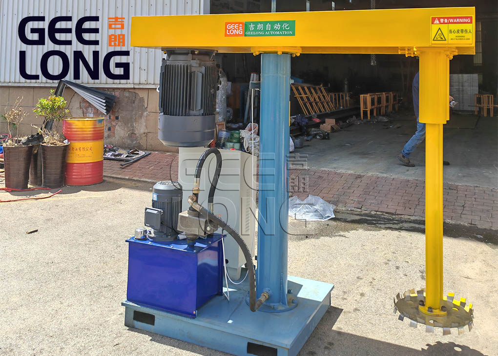 China GEELONG double mixing hydraulic glue mixer