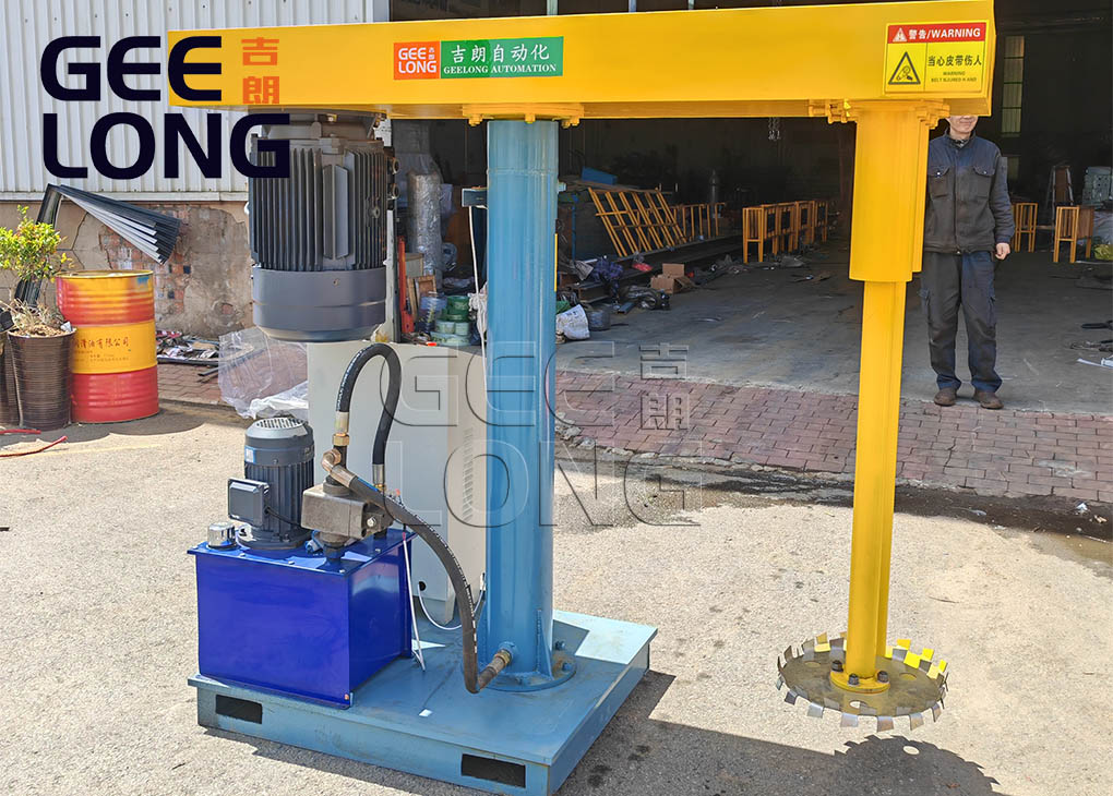 China GEELONG double mixing hydraulic glue mixer