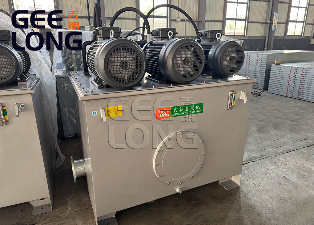Hydraulic station for plywood hot press machin