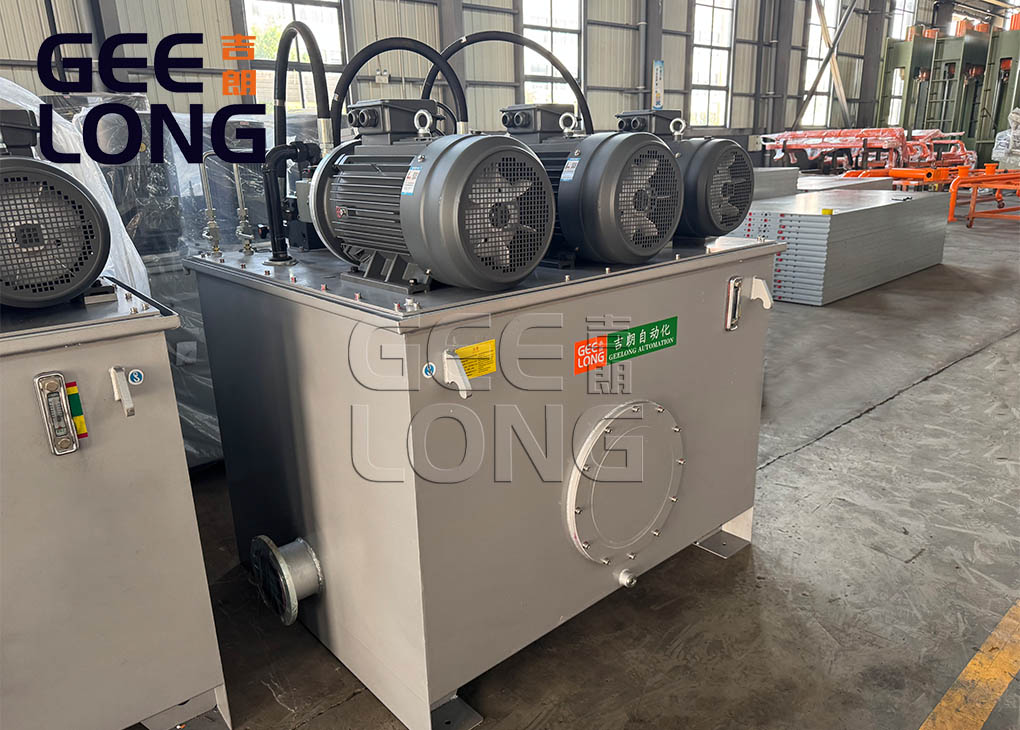 Hydraulic station for plywood hot press machin