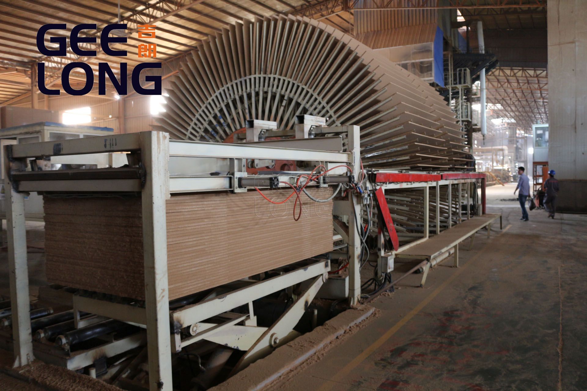 MDF production line