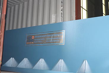 Geelong machinery exported three container：2sets plywood hot press machine and plywood necessary spare parts to our Indonesia clients