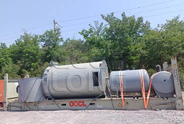 2000000kcal plywood thermal oil boiler is exported